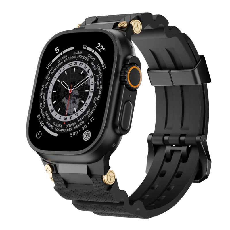 Dive Silicone Band Compatible with Apple Watch – Waterproof Sport Strap for Series 1–9 & Ultra