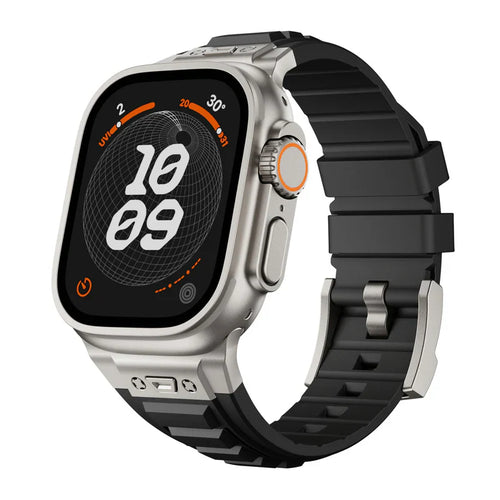BD005 Tactical Silicone Band Compatible with Apple Watch – Rugged Sport Strap for Series 1–9 & Ultra