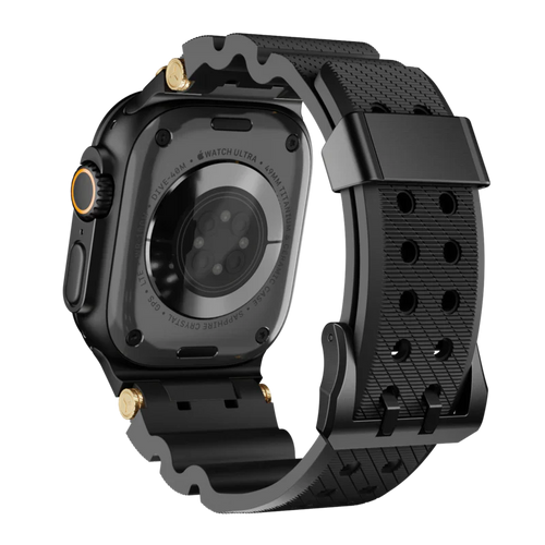 Dive Silicone Band Compatible with Apple Watch – Waterproof Sport Strap for Series 1–9 & Ultra