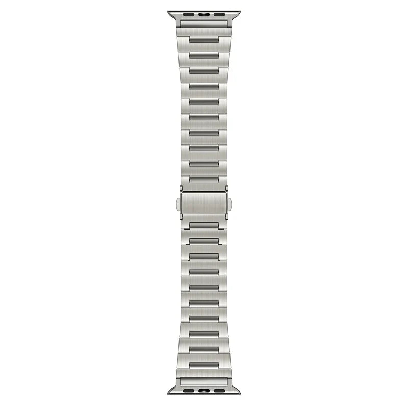 Straplix BG Titanium Band for Apple Watch – Lightweight Metal Strap Compatible with 40mm 41mm 42mm 44mm 45mm 46mm 49mm
