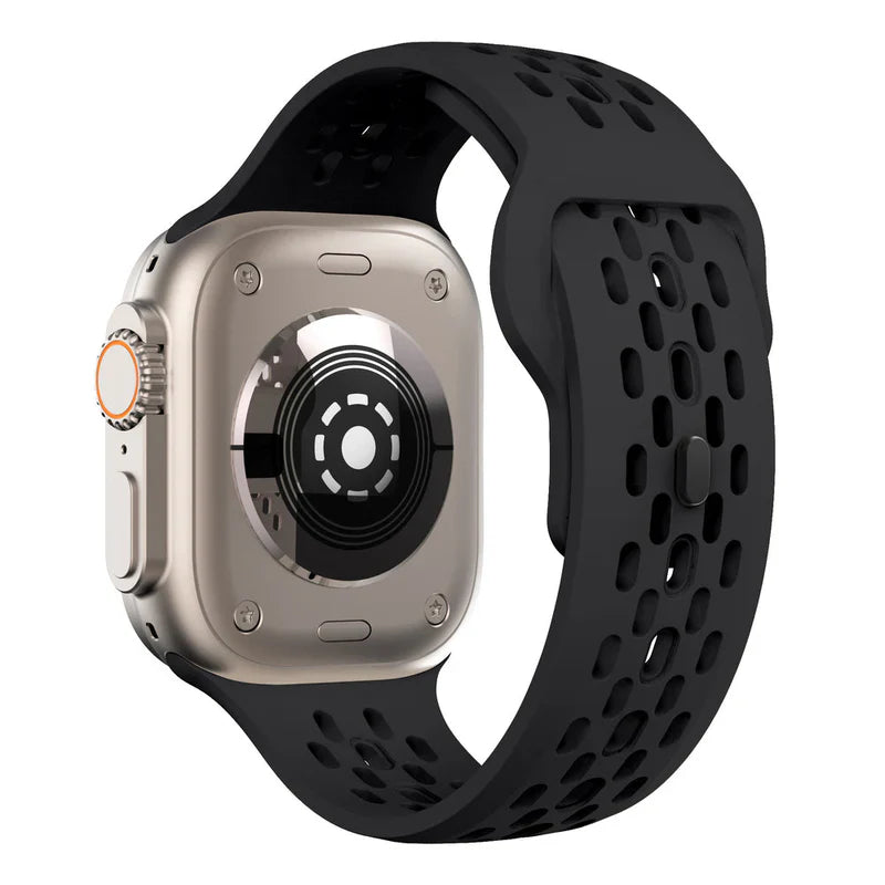 Straplix Vertex Silicone Band for Apple Watch – Premium Sport Strap Compatible with 40mm 41mm 42mm 44mm 45mm 46mm 49mm