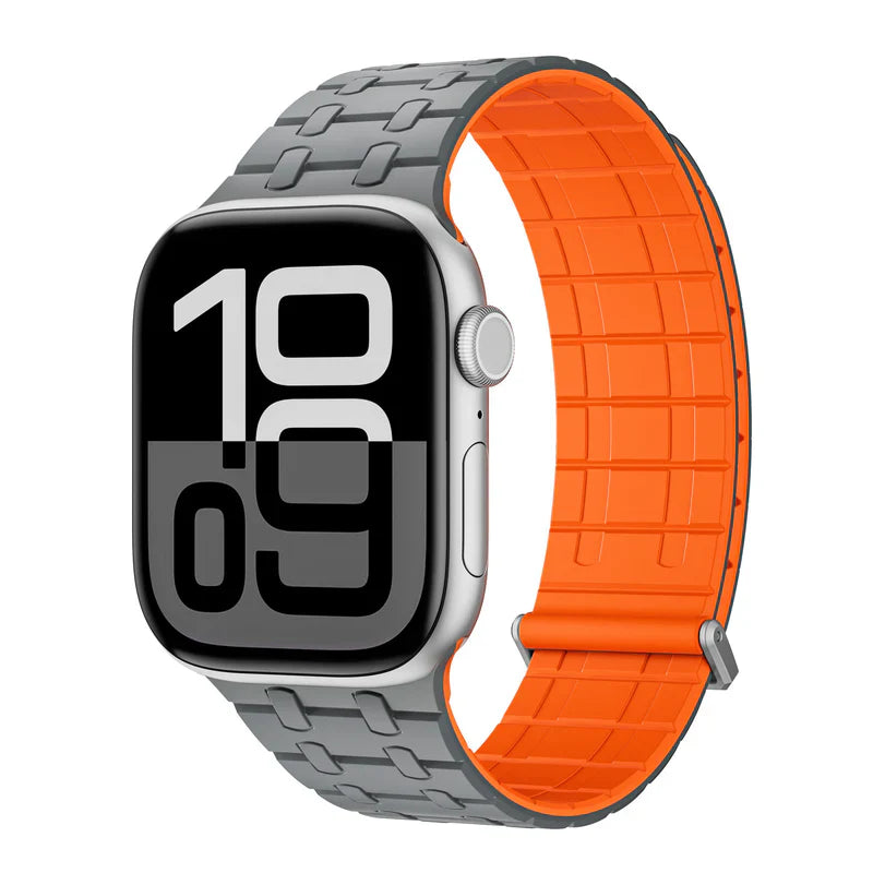 Straplix Magnetic Silicone Band for Apple Watch – Soft Sport Strap Compatible with 44mm 45mm 49mm