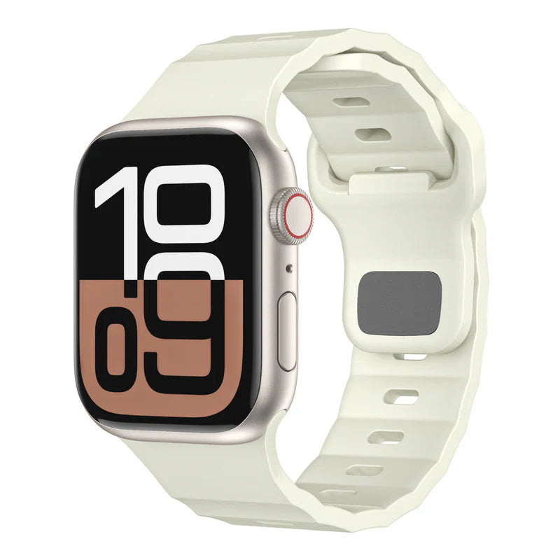 FKM Sports Band Compatible with Apple Watch – Durable Rubber Strap for Series 1–9 & Ultra