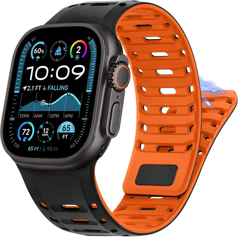 Rugged Sport Band Compatible with Apple Watch Ultra  – Durable Strap for Outdoor & Fitness