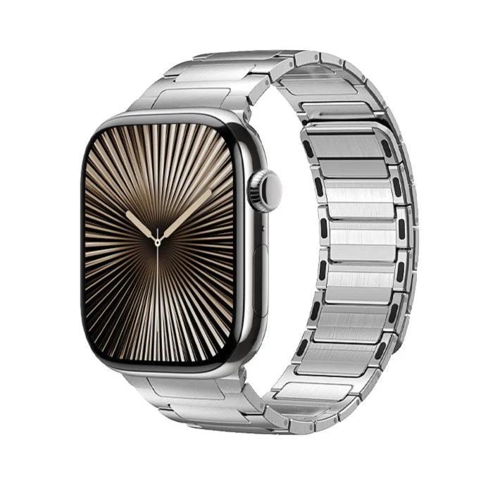 Straplix Magnetic Stainless Steel Band for Apple Watch – Metal Mesh Strap Compatible with 40mm 41mm 42mm 44mm 45mm 46mm 49mm