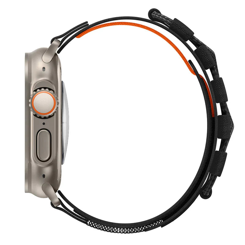 Rugged Nylon Strap Compatible with Apple Watch – Durable Outdoor Band for Series 1–9 & Ultra