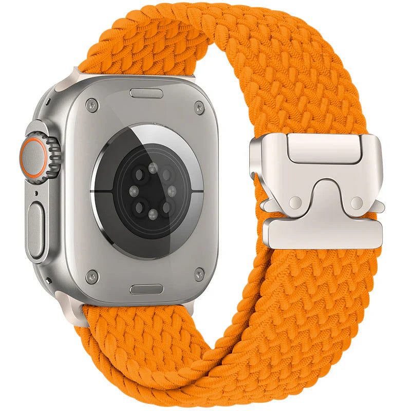Straplix Nylon Braided Band for Apple Watch – Soft Woven Strap Compatible with 40mm 41mm 42mm 44mm 45mm 46mm 49mm
