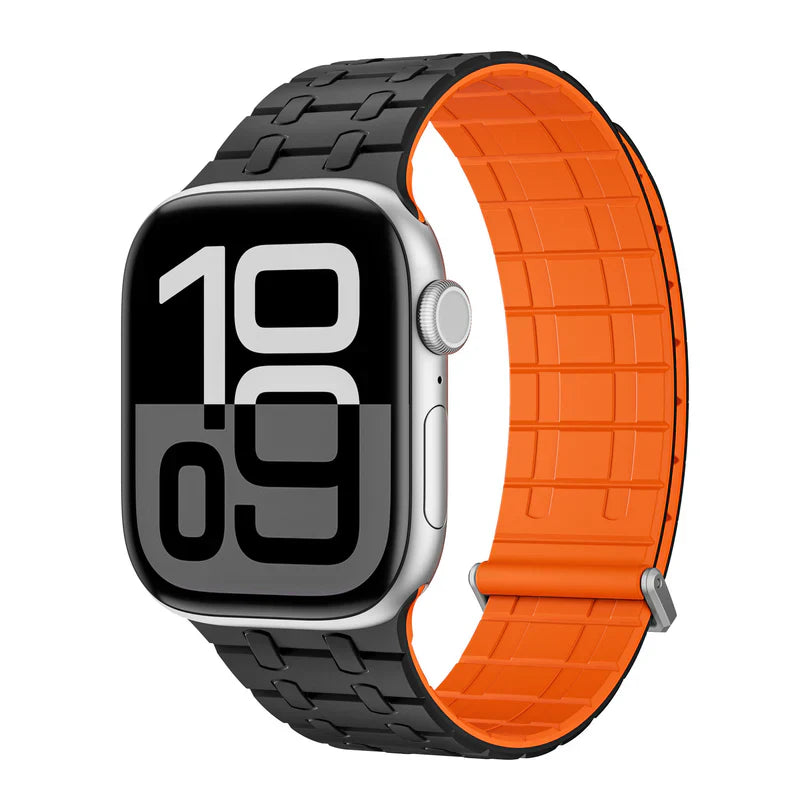 Straplix Magnetic Silicone Band for Apple Watch – Soft Sport Strap Compatible with 44mm 45mm 49mm