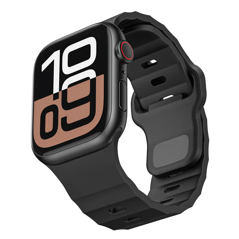 FKM Sports Band Compatible with Apple Watch – Durable Rubber Strap for Series 1–9 & Ultra