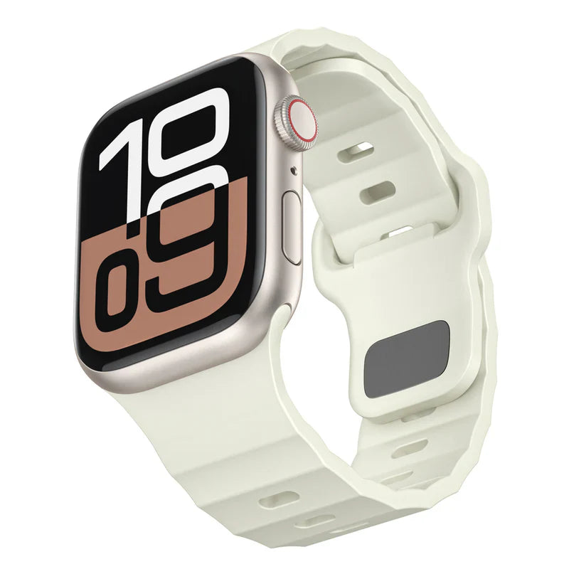 FKM Sports Band Compatible with Apple Watch – Durable Rubber Strap for Series 1–9 & Ultra