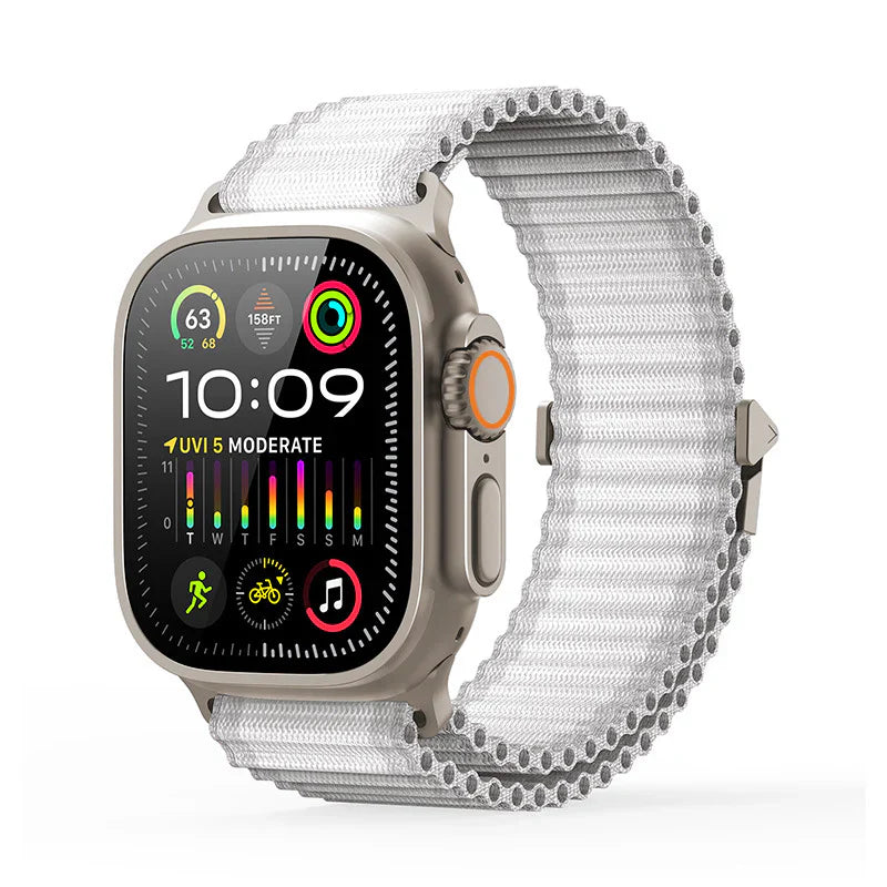 OFF-ROAD Woven Band Compatible with Apple Watch – Rugged & Breathable Strap for Series 1–9 & Ultra