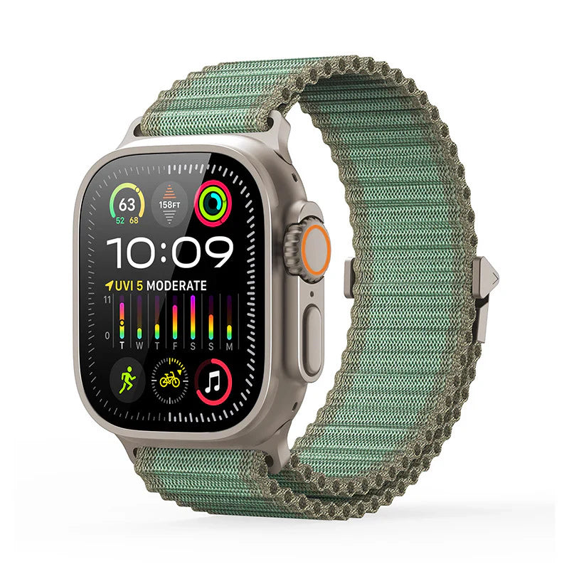 OFF-ROAD Woven Band Compatible with Apple Watch – Rugged & Breathable Strap for Series 1–9 & Ultra
