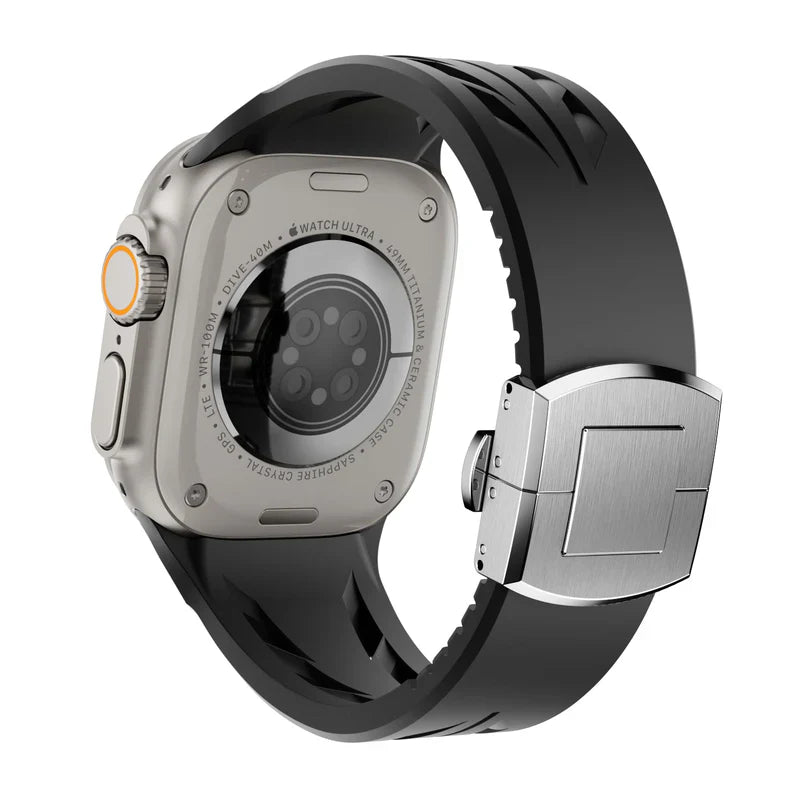 Supercar FKM Band Compatible with Apple Watch – High-Performance Rubber Strap for Series 1–9 & Ultra
