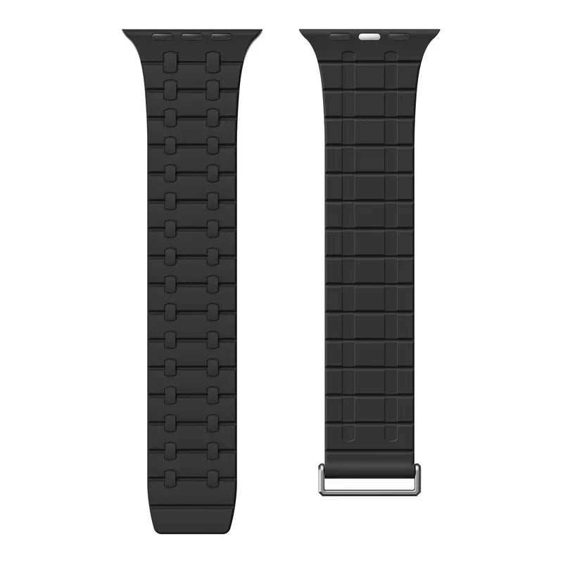 Straplix Magnetic Silicone Band for Apple Watch – Soft Sport Strap Compatible with 44mm 45mm 49mm