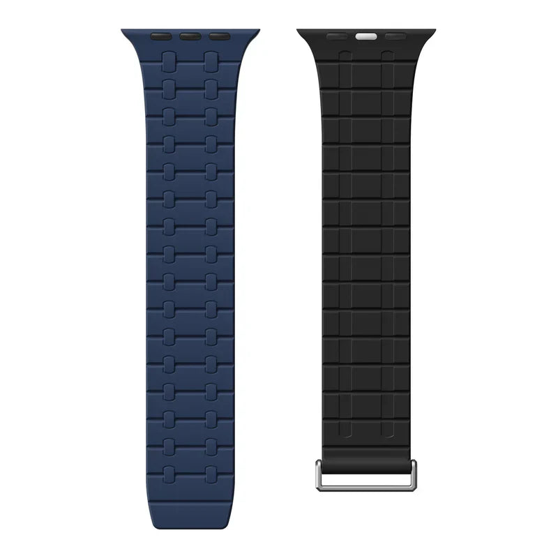 Straplix Magnetic Silicone Band for Apple Watch – Soft Sport Strap Compatible with 44mm 45mm 49mm