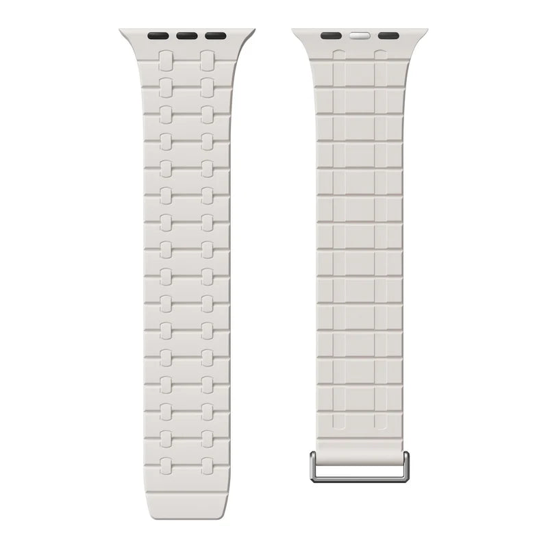 Straplix Magnetic Silicone Band for Apple Watch – Soft Sport Strap Compatible with 44mm 45mm 49mm