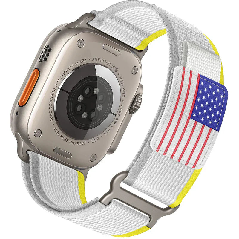 Designer Trail Loop Sport Band Compatible with Apple Watch – Stylish & Lightweight Strap for Series 1–9 & Ultra
