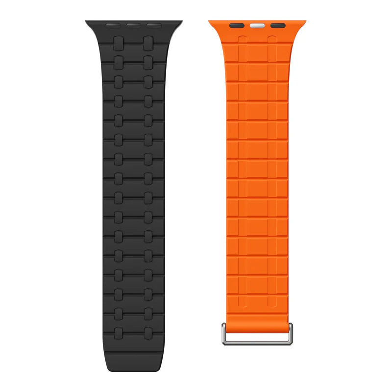 Straplix Magnetic Silicone Band for Apple Watch – Soft Sport Strap Compatible with 44mm 45mm 49mm