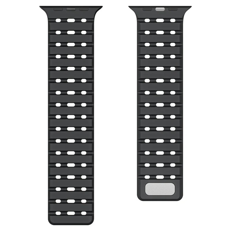 Silicone Sport Band Compatible with Apple Watch – Soft, Sweatproof Strap for Series 1–9 & Ultra