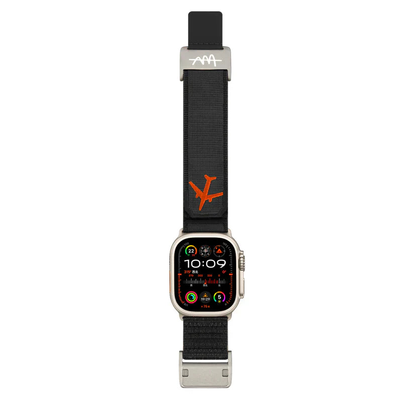 Straplix Wild Trail Band for Apple Watch – Rugged Nylon Sport Strap Compatible with 44mm 45mm 46mm 49mm
