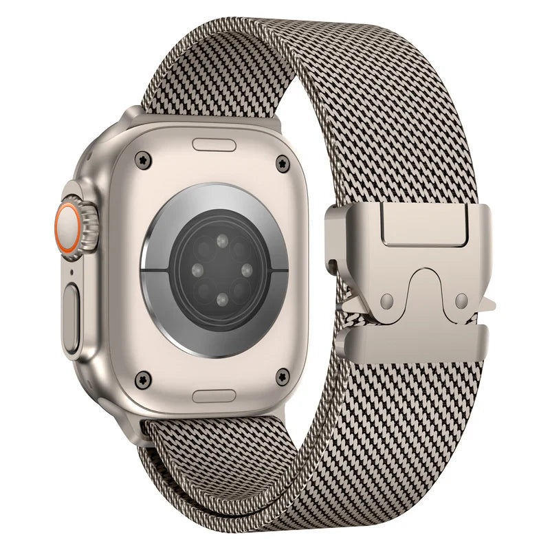 Straplix Milanese Loop Band for Apple Watch – Stainless Steel Mesh Strap Compatible with 40mm 41mm 42mm 44mm 45mm 46mm 49mm
