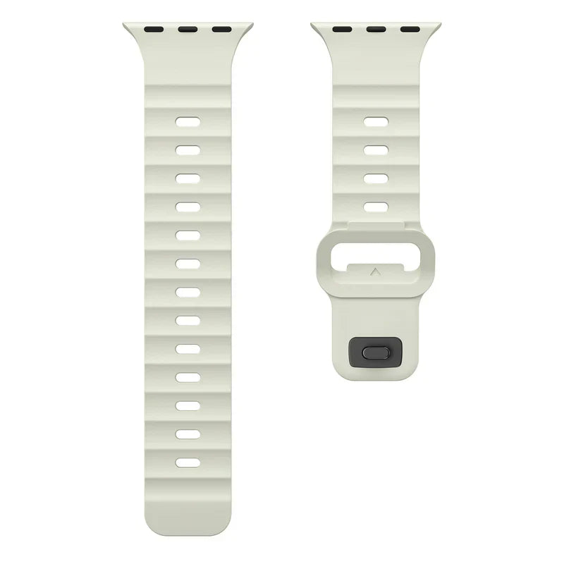 FKM Sports Band Compatible with Apple Watch – Durable Rubber Strap for Series 1–9 & Ultra