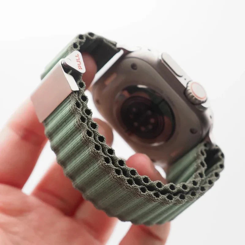 OFF-ROAD Woven Band Compatible with Apple Watch – Rugged & Breathable Strap for Series 1–9 & Ultra