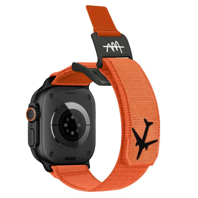 Straplix Wild Trail Band for Apple Watch – Rugged Nylon Sport Strap Compatible with 44mm 45mm 46mm 49mm