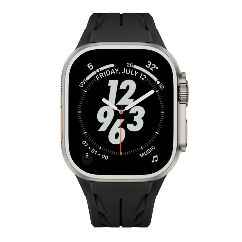 Supercar FKM Band Compatible with Apple Watch – High-Performance Rubber Strap for Series 1–9 & Ultra
