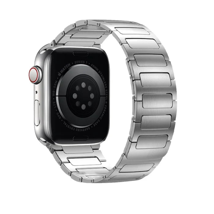 Straplix Magnetic Stainless Steel Band for Apple Watch – Metal Mesh Strap Compatible with 40mm 41mm 42mm 44mm 45mm 46mm 49mm