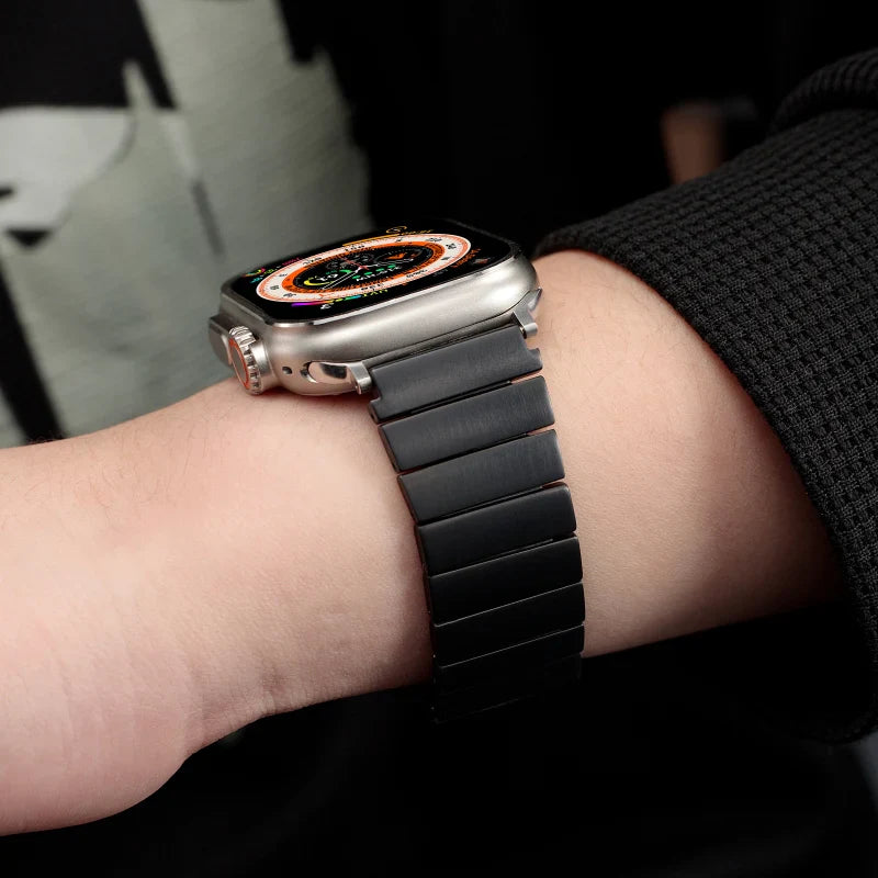 Straplix Titanium Band 2.0 for Apple Watch – Upgraded Metal Strap Compatible with 40mm 41mm 42mm 44mm 45mm 46mm 49mm