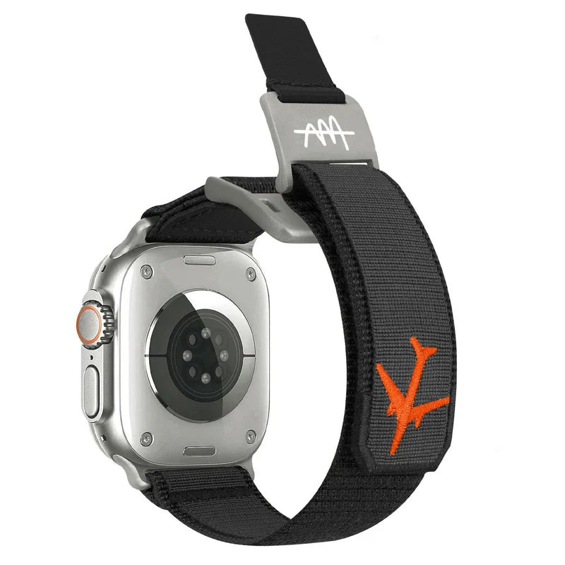 Straplix Wild Trail Band for Apple Watch – Rugged Nylon Sport Strap Compatible with 44mm 45mm 46mm 49mm