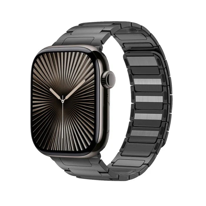 Straplix Magnetic Stainless Steel Band for Apple Watch – Metal Mesh Strap Compatible with 40mm 41mm 42mm 44mm 45mm 46mm 49mm