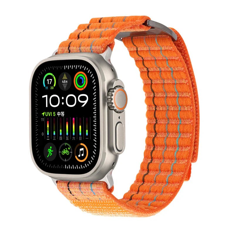 Straplix FOCUS Trail Loop Band for Apple Watch – Lightweight Nylon Sport Strap Compatible with 40mm 41mm 42mm 44mm 45mm 46mm 49mm