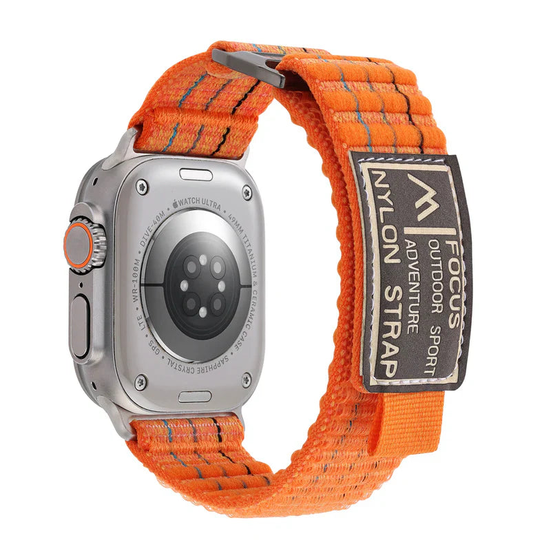 Straplix FOCUS Trail Loop Band for Apple Watch – Lightweight Nylon Sport Strap Compatible with 40mm 41mm 42mm 44mm 45mm 46mm 49mm