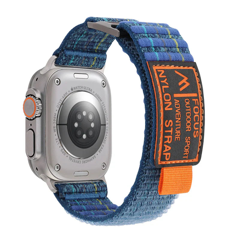 Straplix FOCUS Trail Loop Band for Apple Watch – Lightweight Nylon Sport Strap Compatible with 40mm 41mm 42mm 44mm 45mm 46mm 49mm