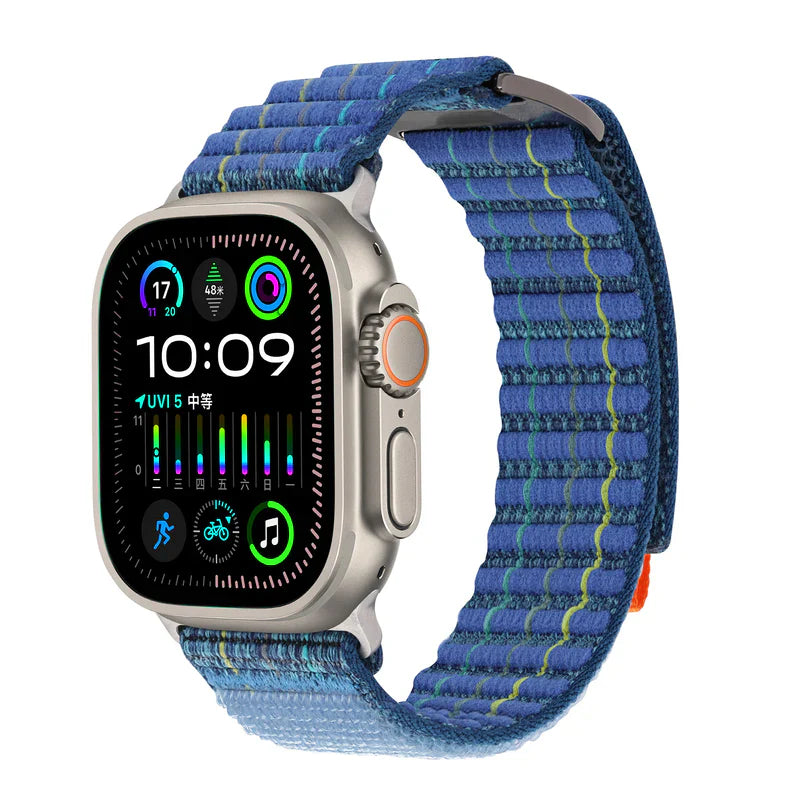 Straplix FOCUS Trail Loop Band for Apple Watch – Lightweight Nylon Sport Strap Compatible with 40mm 41mm 42mm 44mm 45mm 46mm 49mm