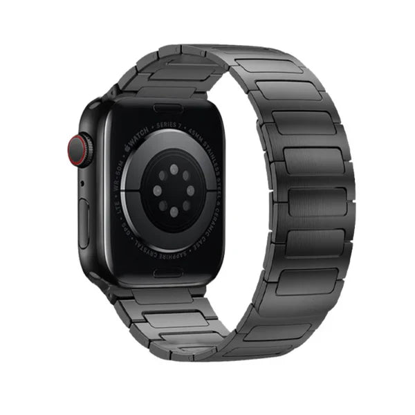Straplix Magnetic Stainless Steel Band for Apple Watch – Metal Mesh Strap Compatible with 40mm 41mm 42mm 44mm 45mm 46mm 49mm