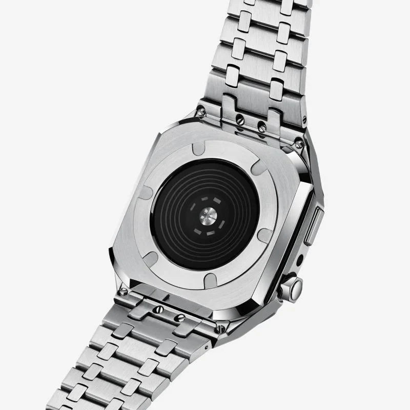 Straplix AP9006 316L Stainless Steel Band with Case for Apple Watch – Premium Retrofit Kit Compatible with 44mm 45mm