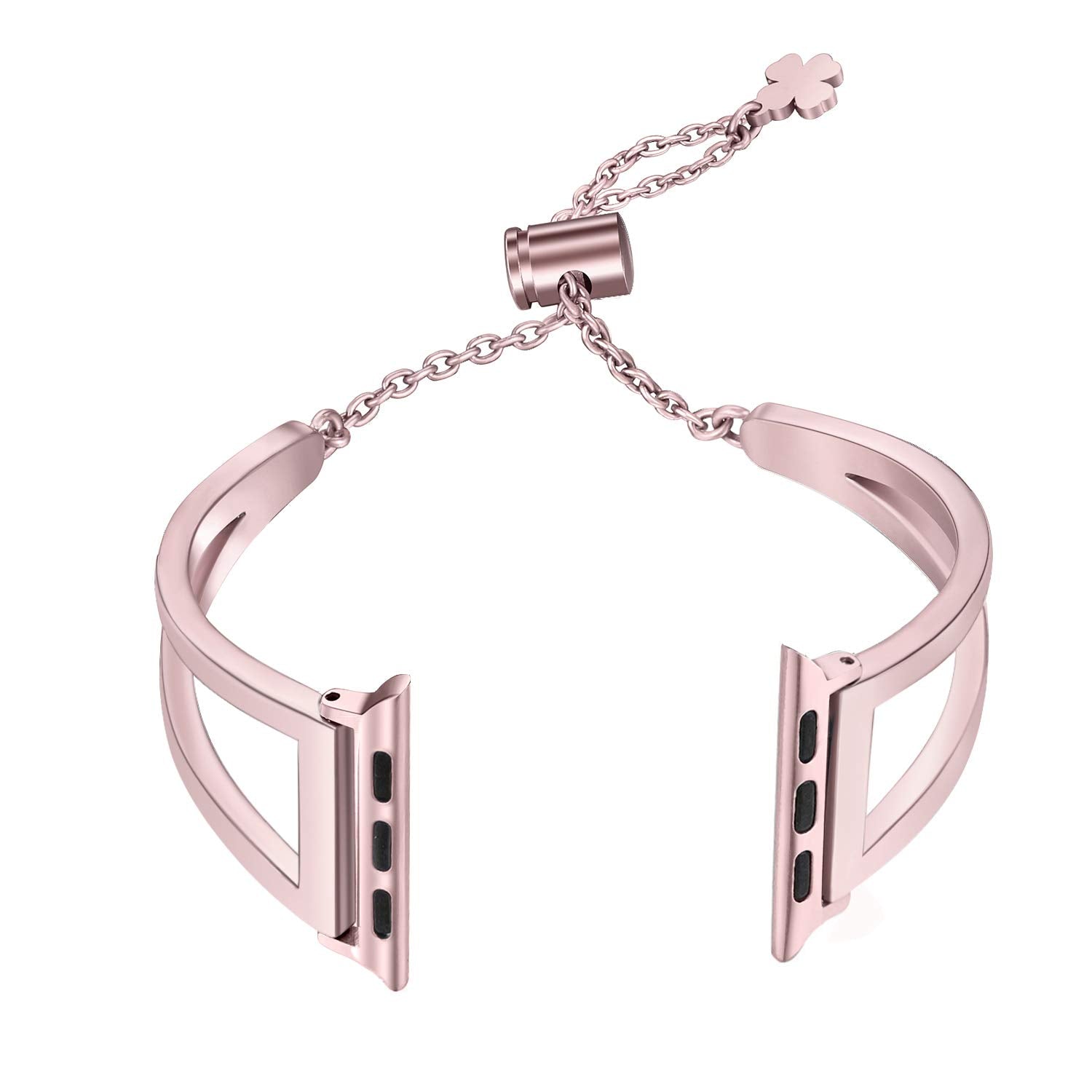 Straplix Elegant Chain Bracelet Band for Apple Watch – Jewelry-Style Metal Strap for Women, Compatible with 38mm 40mm 41mm 42mm 44mm 45mm 46mm 49mm