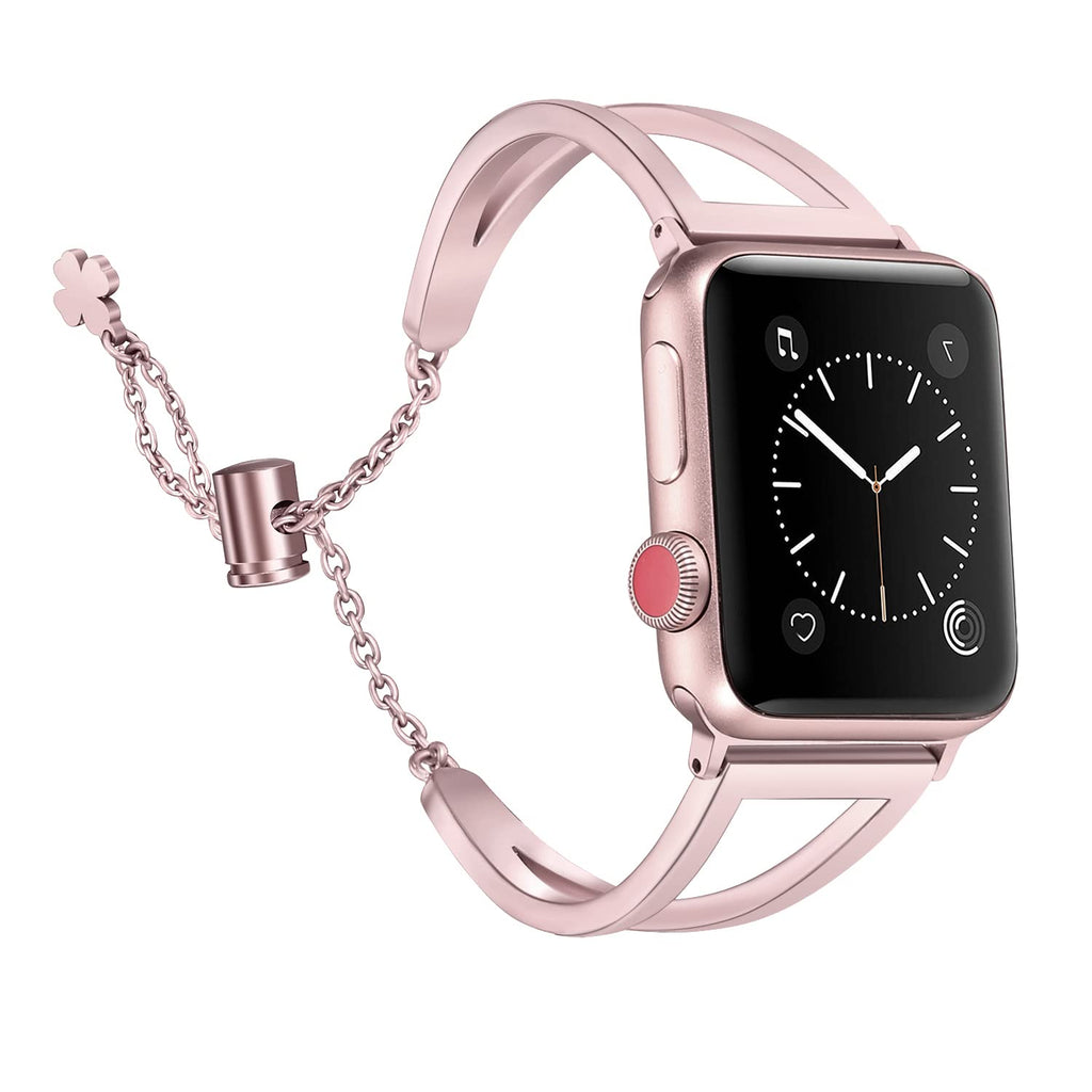 Straplix Elegant Chain Bracelet Band for Apple Watch – Jewelry-Style Metal Strap for Women, Compatible with 38mm 40mm 41mm 42mm 44mm 45mm 46mm 49mm