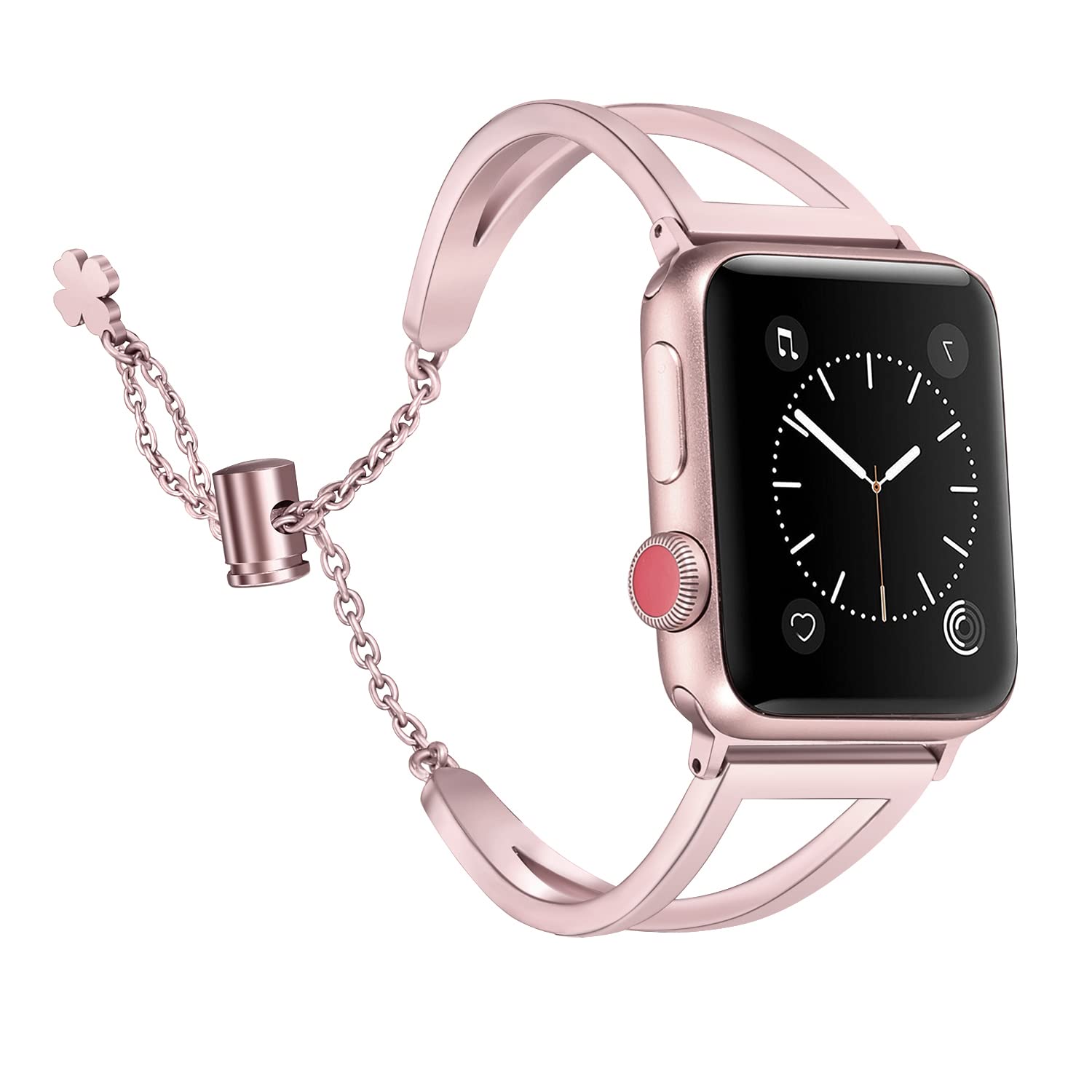 Straplix Elegant Chain Bracelet Band for Apple Watch – Jewelry-Style Metal Strap for Women, Compatible with 38mm 40mm 41mm 42mm 44mm 45mm 46mm 49mm