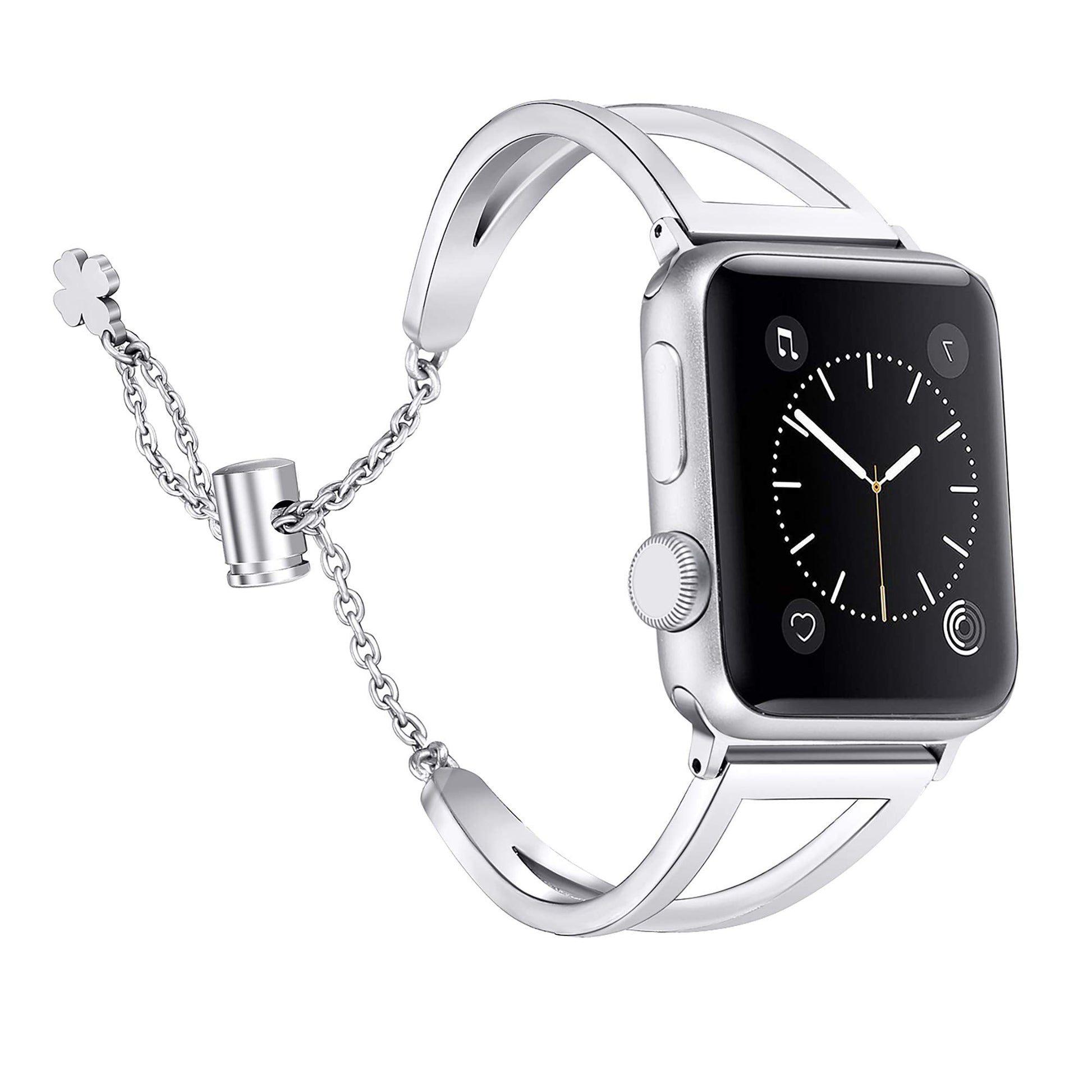 Straplix Elegant Chain Bracelet Band for Apple Watch – Jewelry-Style Metal Strap for Women, Compatible with 38mm 40mm 41mm 42mm 44mm 45mm 46mm 49mm