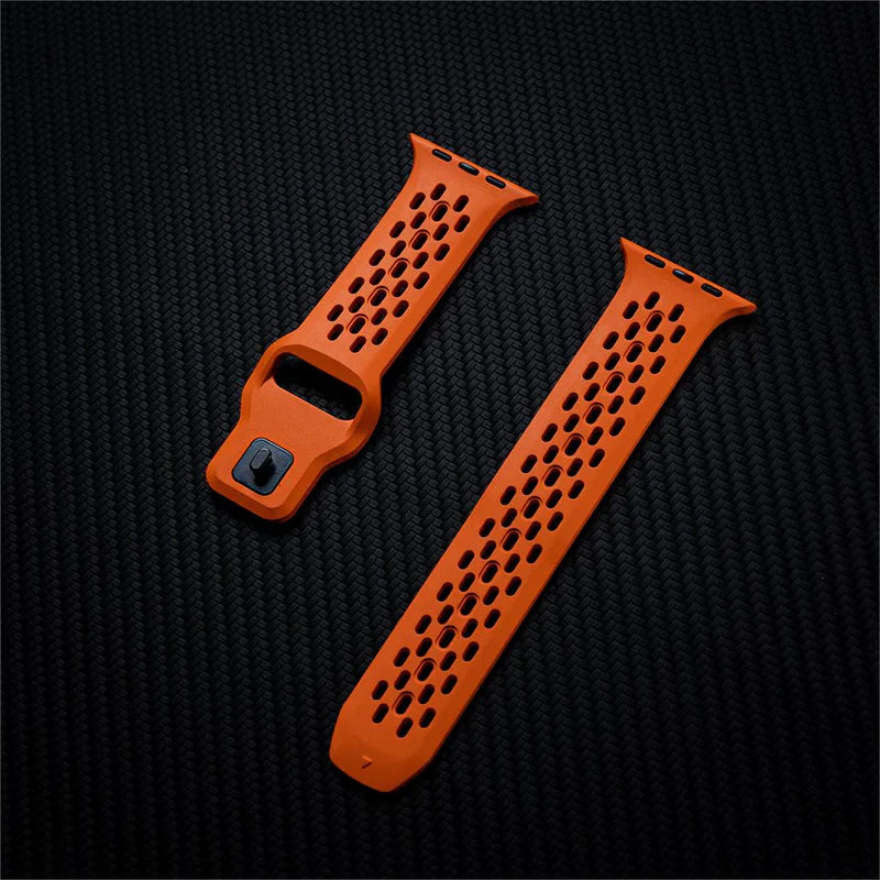 Straplix Vertex Silicone Band for Apple Watch – Premium Sport Strap Compatible with 40mm 41mm 42mm 44mm 45mm 46mm 49mm