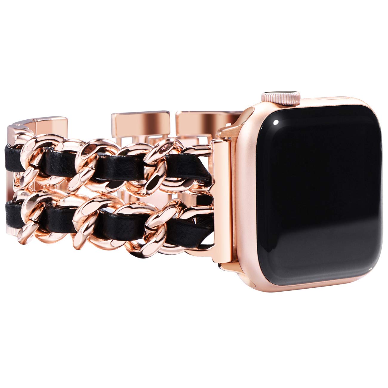 Straplix Jewelry Link Bracelet for Apple Watch – Elegant Metal Strap for Women, Compatible with 38mm 40mm 41mm 42mm 44mm 45mm 46mm 49mm