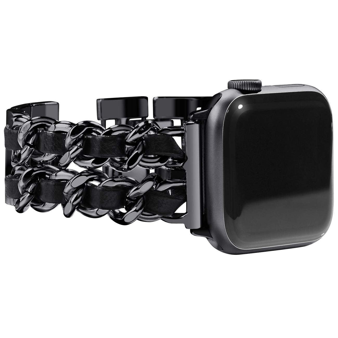 Straplix Jewelry Link Bracelet for Apple Watch – Elegant Metal Strap for Women, Compatible with 38mm 40mm 41mm 42mm 44mm 45mm 46mm 49mm