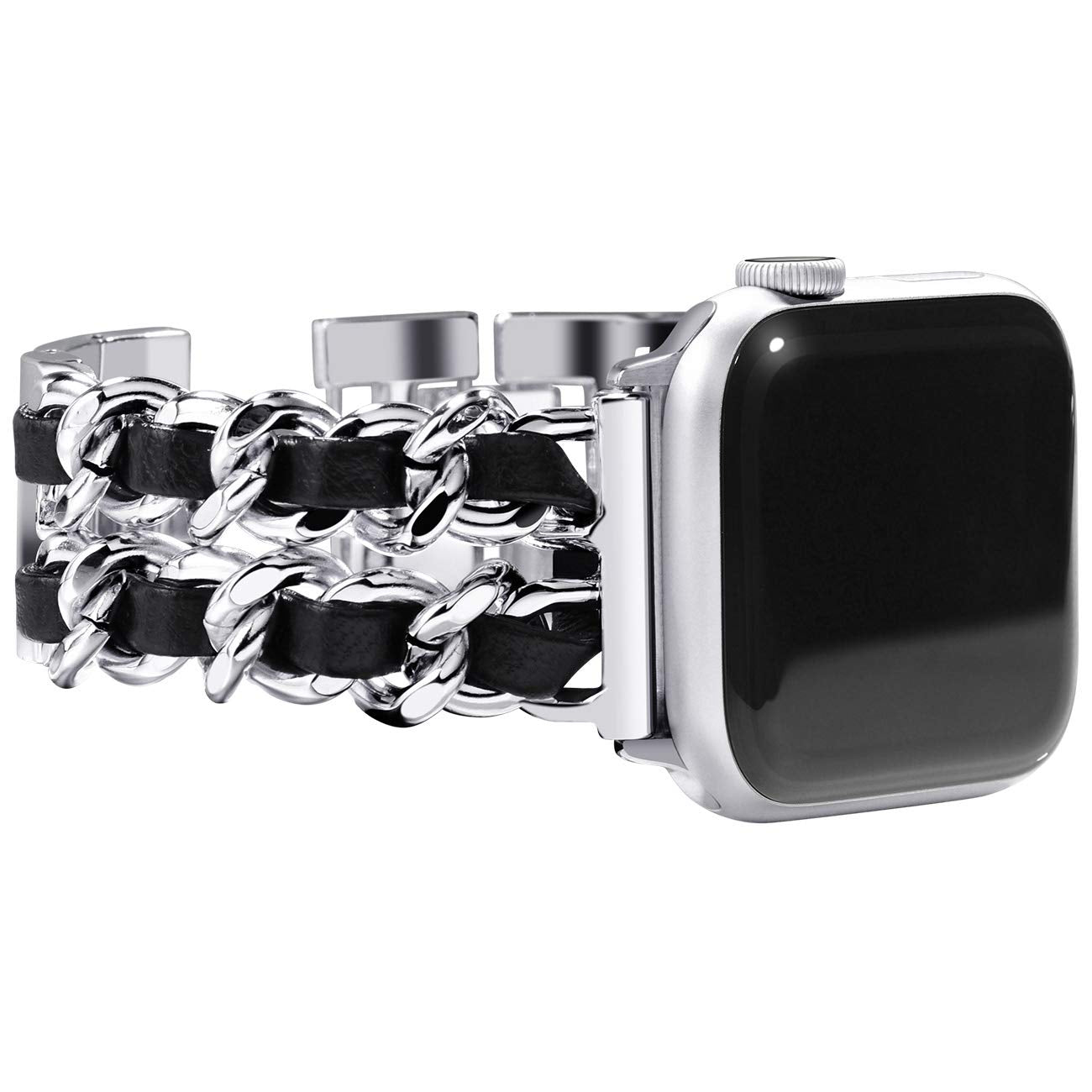 Straplix Jewelry Link Bracelet for Apple Watch – Elegant Metal Strap for Women, Compatible with 38mm 40mm 41mm 42mm 44mm 45mm 46mm 49mm