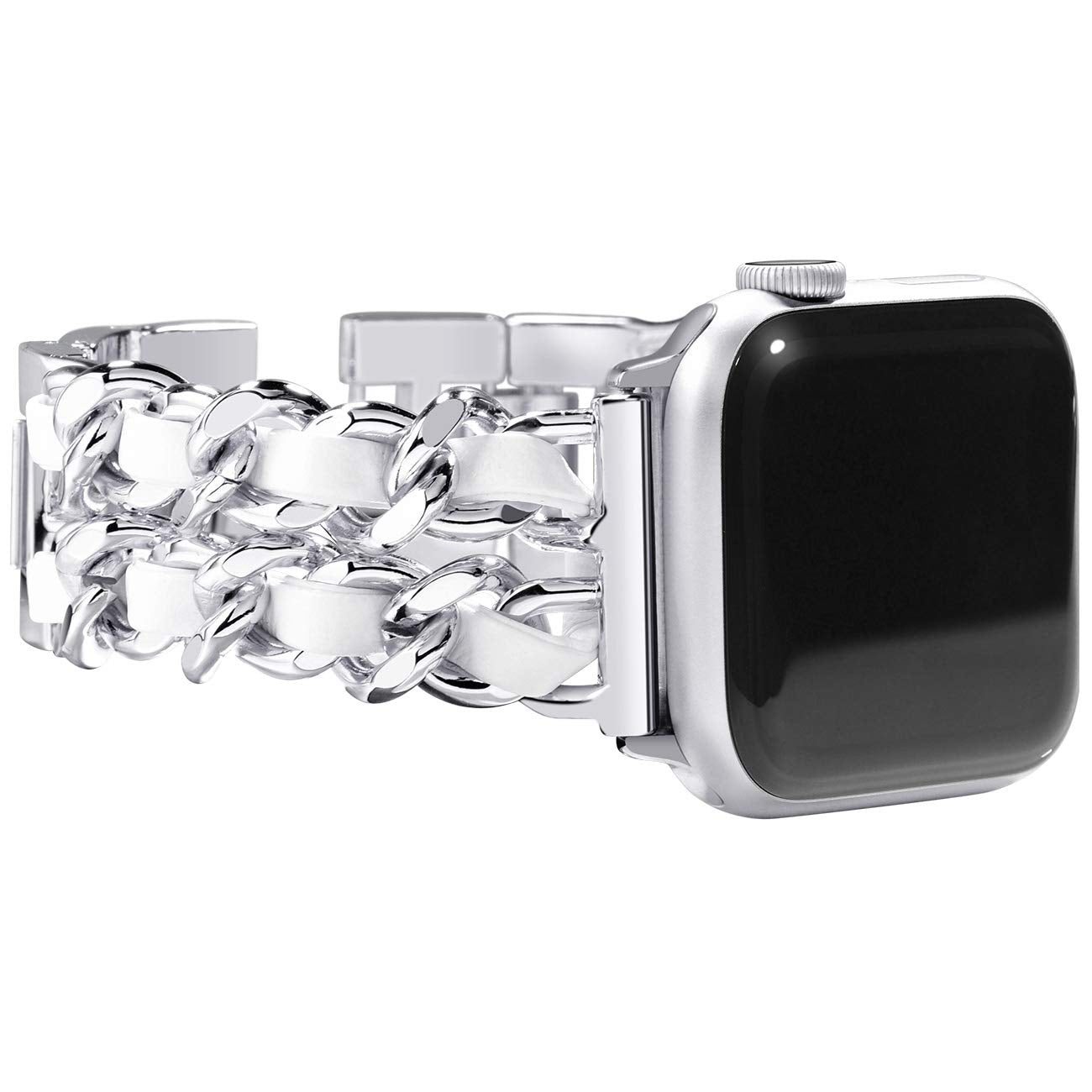 Straplix Jewelry Link Bracelet for Apple Watch – Elegant Metal Strap for Women, Compatible with 38mm 40mm 41mm 42mm 44mm 45mm 46mm 49mm