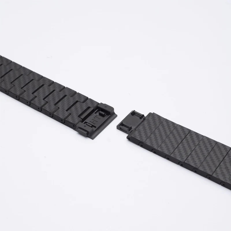Straplix Carbon Fiber Band for Apple Watch – Lightweight Textured Strap Compatible with 40mm 41mm 42mm 44mm 45mm 46mm 49mm
