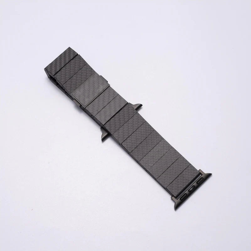 Straplix Carbon Fiber Band for Apple Watch – Lightweight Textured Strap Compatible with 40mm 41mm 42mm 44mm 45mm 46mm 49mm